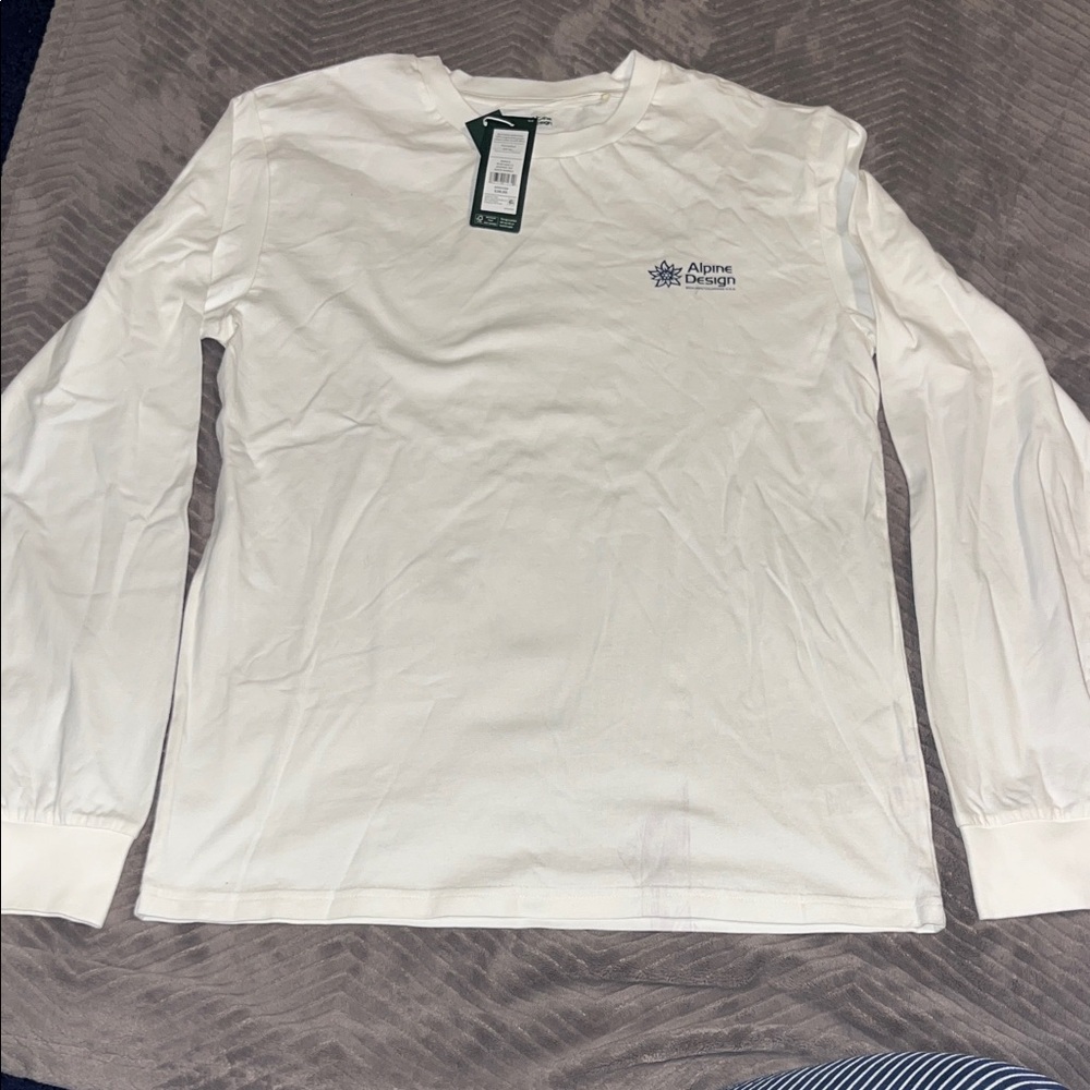 Alpine Design Men's White Long Sleeve Shirt